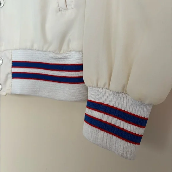 Vintage Team Canada 80s Varsity Bomber Jacket Size Medium IIHF Made By Shain - Picture 5 of 9